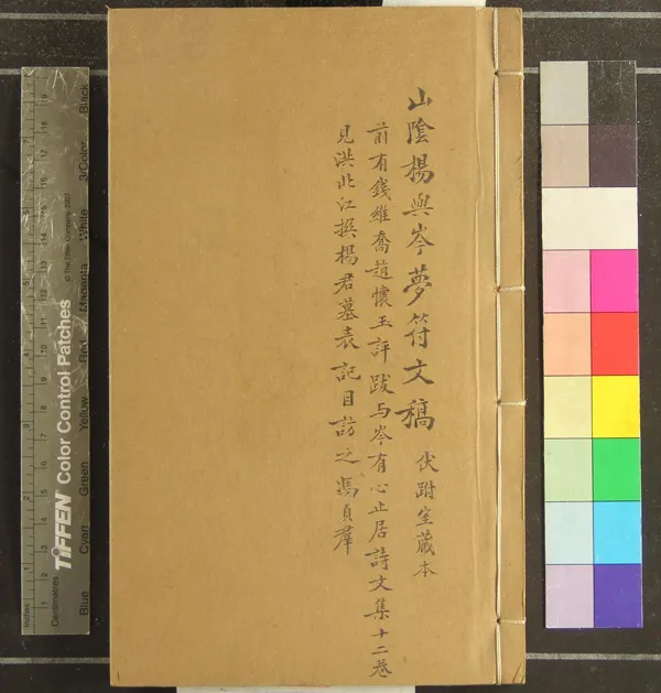 《夢符文稿不分卷》作者：(清)清楊與岑撰  稿本  PDF下载-汉笺公版书