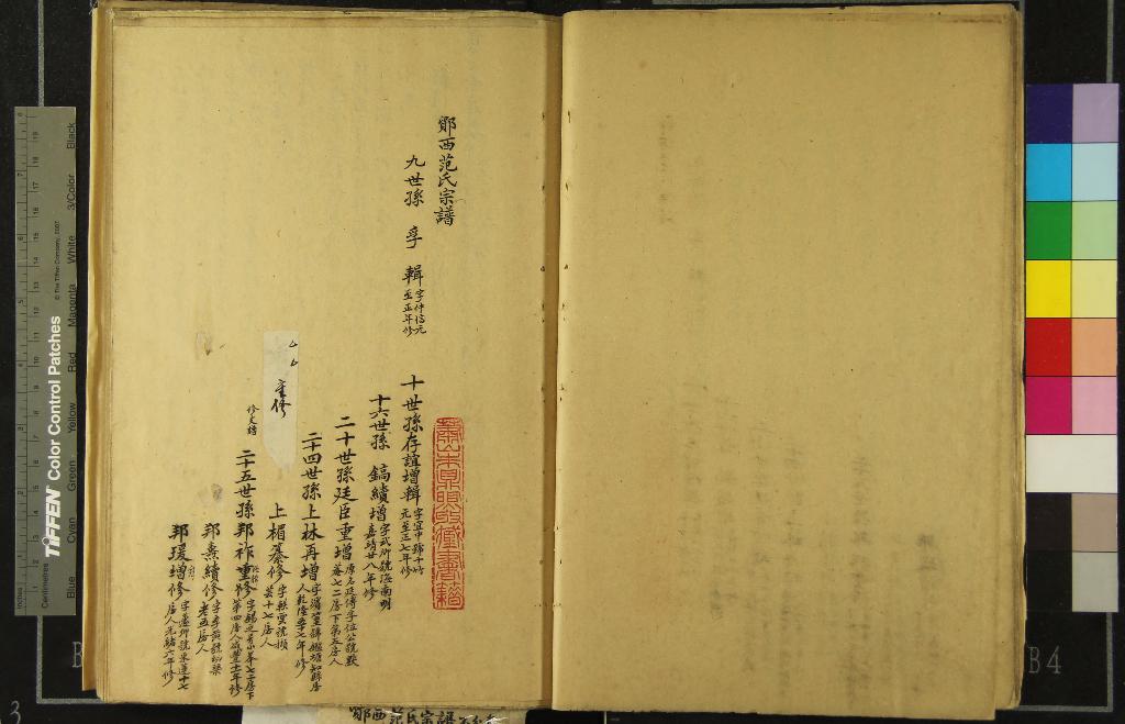 《[浙江鄞縣]鄮西范氏宗譜不分卷》作者：(清)清范邦瑗增修  稿本  PDF下载-汉笺公版书