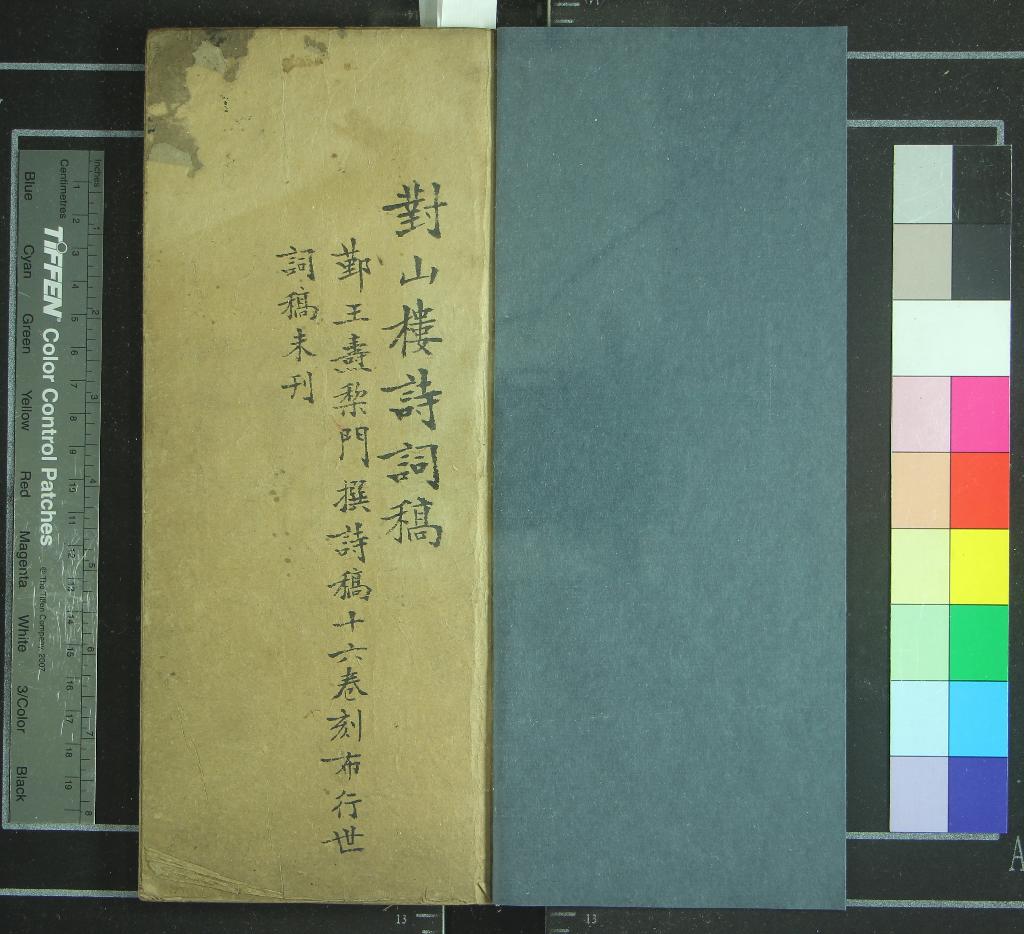 《對山樓詩詞稿不分卷》作者：(清)清王燾撰  稿本  PDF下载-汉笺公版书