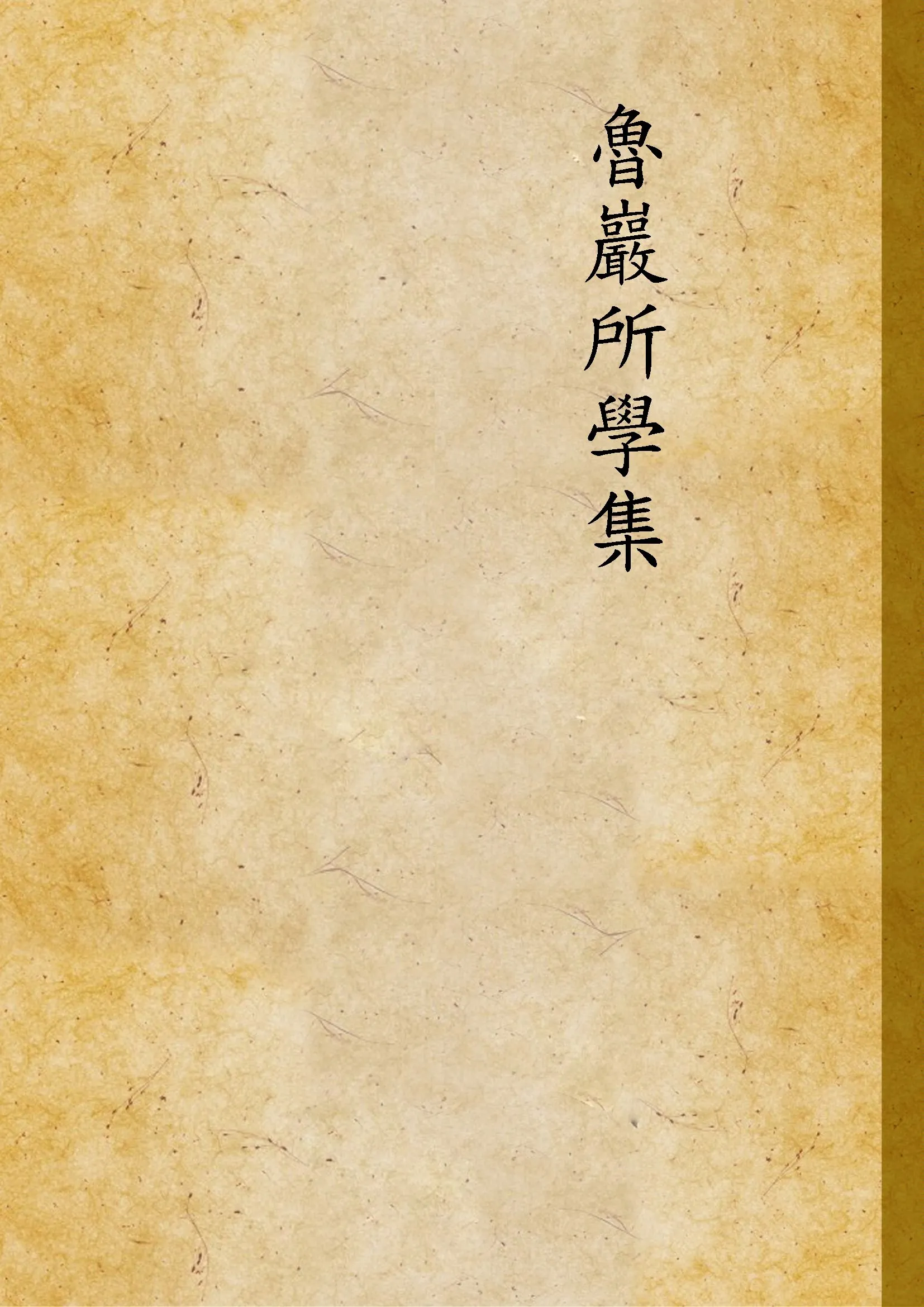 《魯巖所學集 十五卷,交遊記一卷,餘事稿二卷 v.1》 作者:(清)張宗泰撰 ; 嚴修,章銓同校 1928年  PDF下载-汉笺公版书