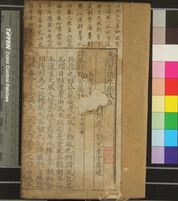 《素問玄機原病式二卷》作者：(明嘉靖)金劉完素述  刻本  PDF下载-汉笺公版书