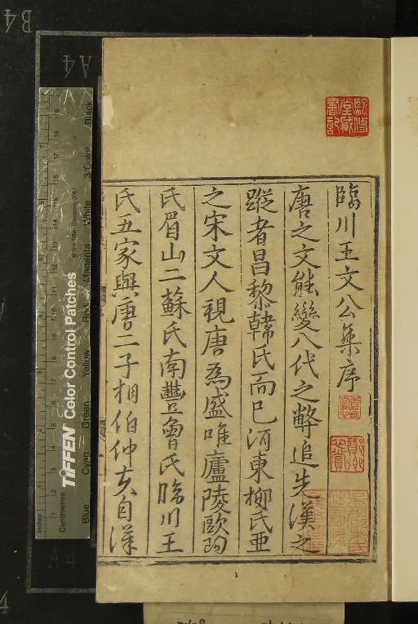 《臨川王先生荊公文集一百卷》作者：(明嘉靖)宋王安石撰  刻本  PDF下载-汉笺公版书