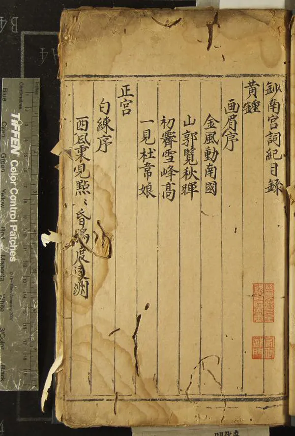 《鈔南宮詞紀》作者：(明)明梁少自、陳所聞撰  抄本  PDF下载-汉笺公版书