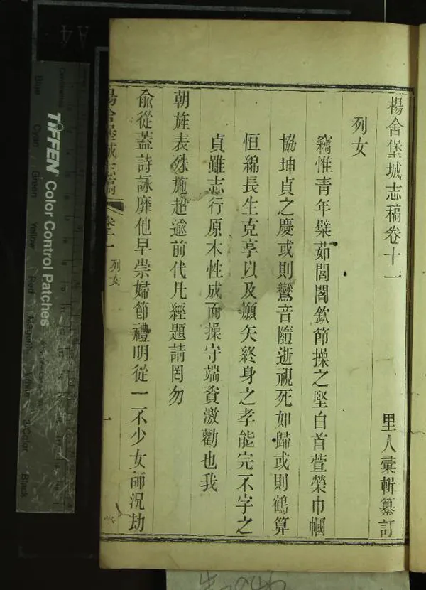 《[光緒]楊舍堡城志稿十四卷首一卷》作者：(清光緒)清葉長齡纂、清葉鐘敏重輯  木活字本  PDF下载-汉笺公版书