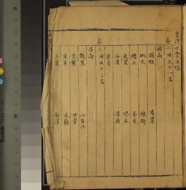 《魯詩世學十五卷》作者：(明)宋豐稷正音、明豐煕正說、明豐道生豐坊考補  抄本  PDF下载-汉笺公版书