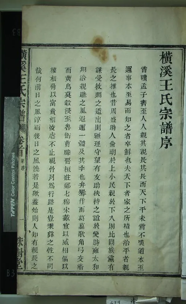 《[浙江鄞縣]橫溪王氏宗譜二卷首一卷》作者：(清咸豐)清王保國等修、清王錫祉等採訪、校對  活字本  PDF下载-汉笺公版书