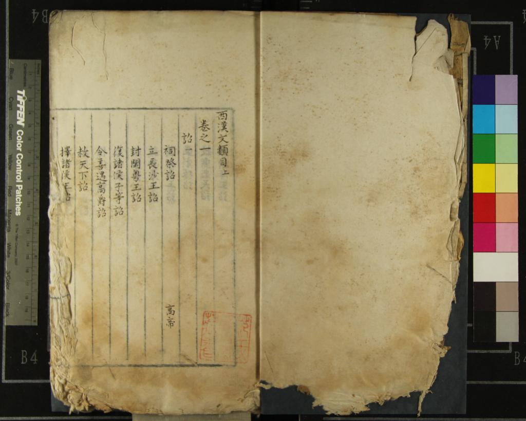 《西漢文類三十五卷目錄二卷》作者：(明)明劉節編缉  抄本  PDF下载-汉笺公版书