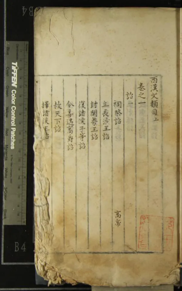 《西漢文類三十五卷目錄二卷》作者：(明)明劉節編缉  抄本  PDF下载-汉笺公版书