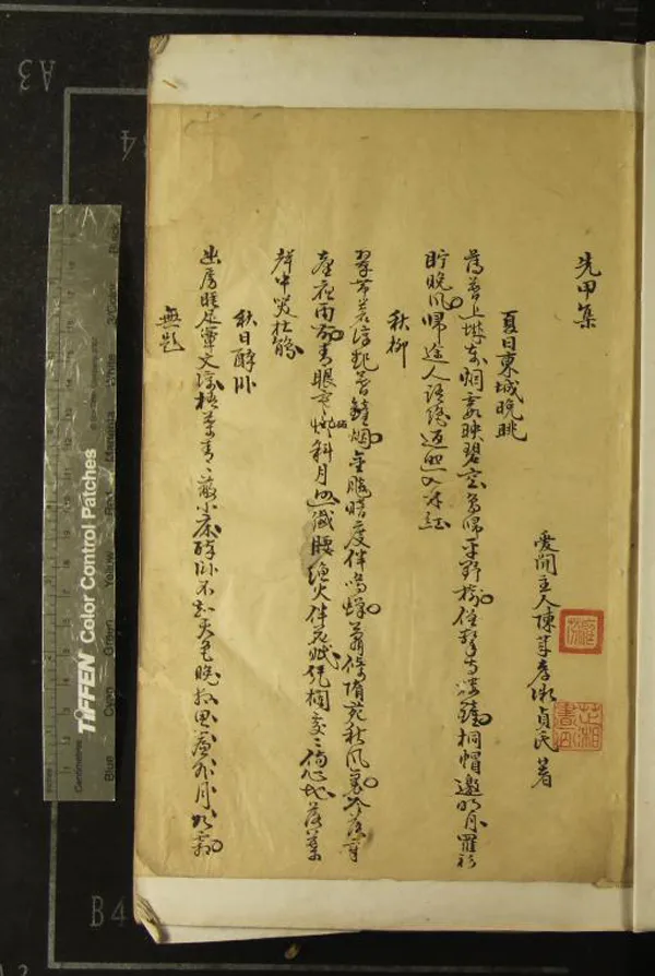 《先甲集不分卷》作者：(清)明陳萊孝著  抄本  PDF下载-汉笺公版书