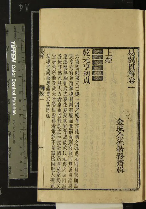 《易翼貫解七卷》作者：(清光緒)清佘德楷輯  刻本  PDF下载-汉笺公版书