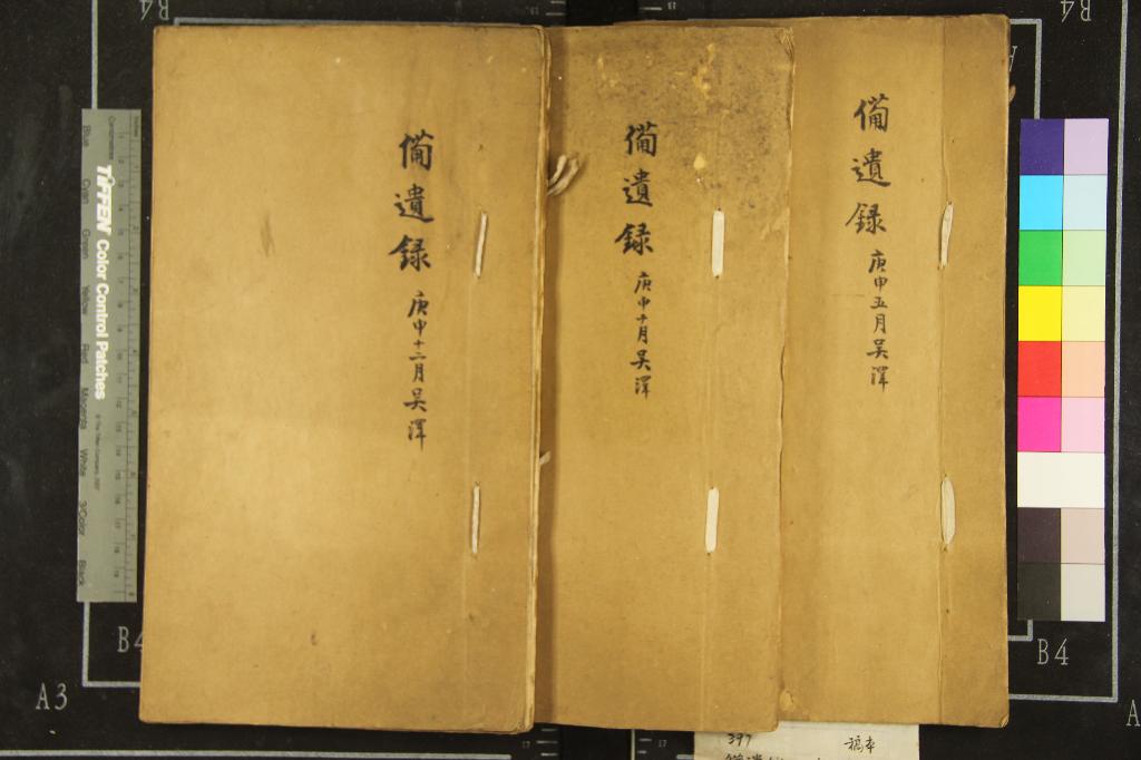 《備遺錄不分卷》作者：(民國)民國吳澤撰  稿本  PDF下载-汉笺公版书