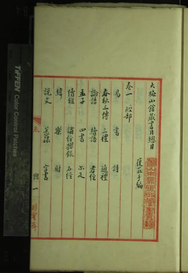 《大梅山館藏書目十六卷》作者：(民國)清姚燮藏並撰、民國朱鼎煦校  抄本  PDF下载-汉笺公版书