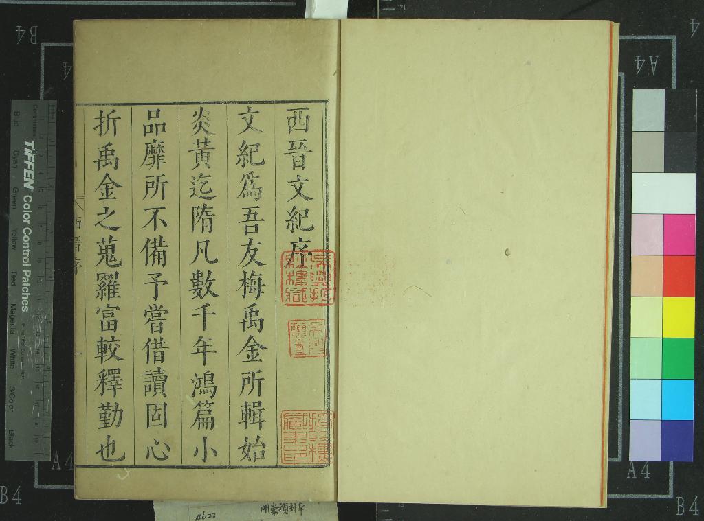 《文紀（存一種）》作者：(明崇禎)明梅鼎祚篹輯  刻本  PDF下载-汉笺公版书