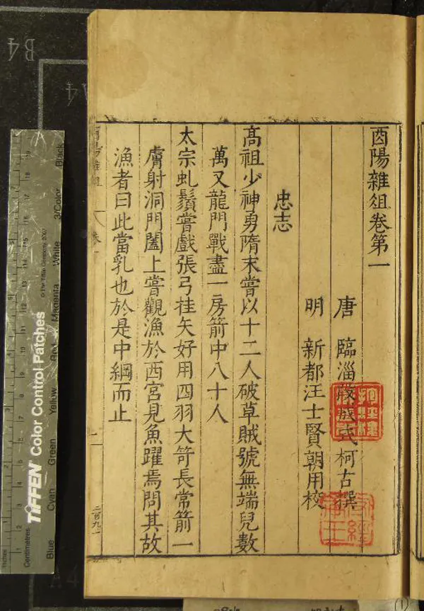 《酉陽雜俎二十卷》作者：(明)唐段成式、撰  刻本  PDF下载-汉笺公版书