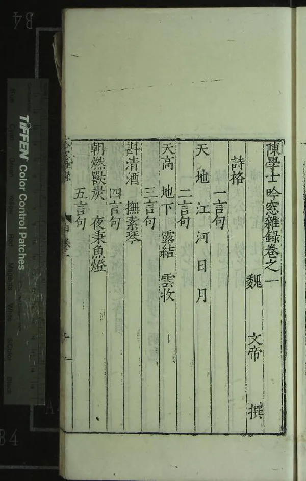 《陳學士吟窓雜錄五十卷》作者：(明嘉靖)宋陳應行編  刻本  PDF下载-汉笺公版书