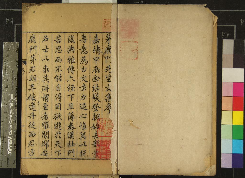 《茅鹿門先生文集三十六卷》作者：(明萬曆)明茅坤著  刻本  PDF下载-汉笺公版书