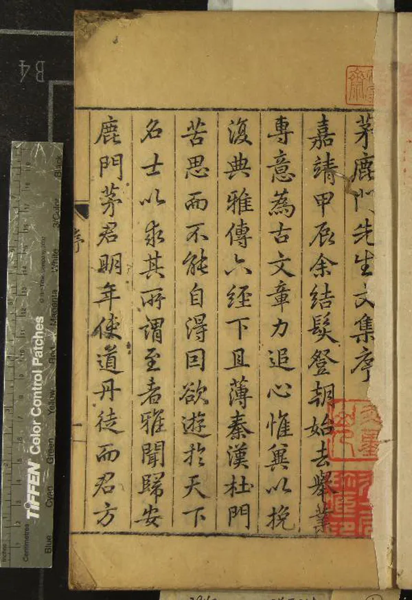 《茅鹿門先生文集三十六卷》作者：(明萬曆)明茅坤著  刻本  PDF下载-汉笺公版书