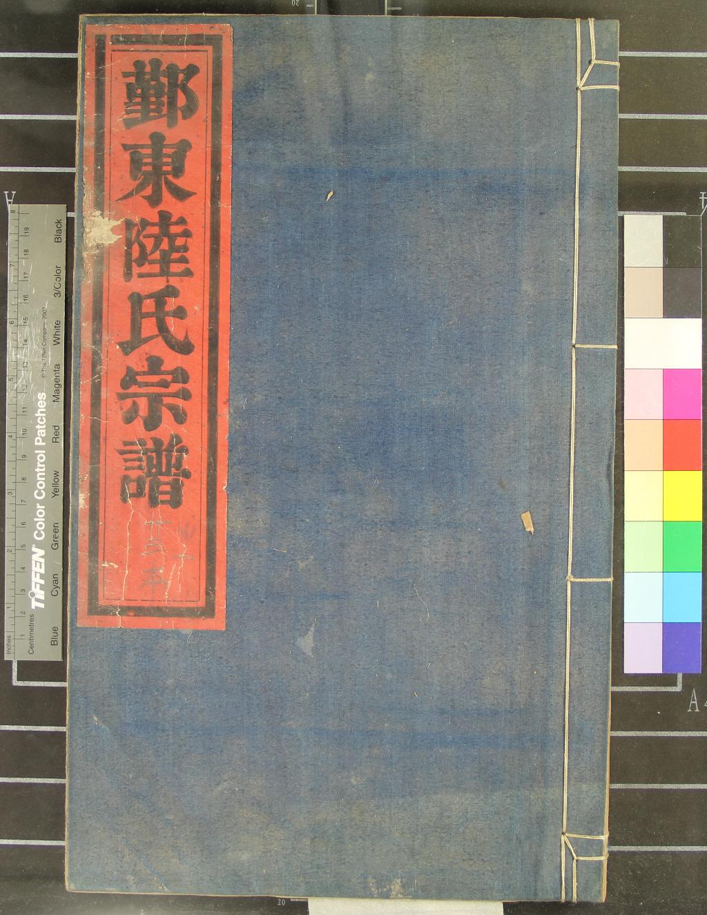 《[浙江鄞縣]鄞東韓嶺陸氏宗譜二卷》作者：(清同治)清陸洪材等纂修  木活字本  PDF下载-汉笺公版书