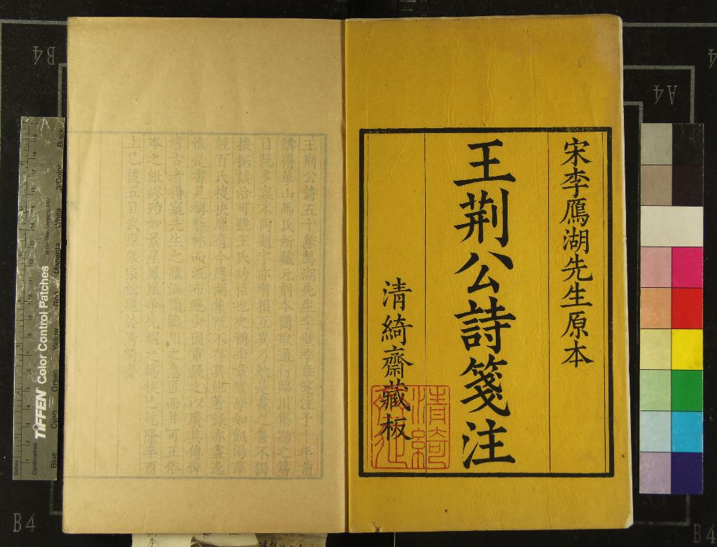 《王荊文公詩五十卷》作者：(清乾隆)宋王安石撰、宋李壁箋註、清張宗松校刊  刻本  PDF下载-汉笺公版书