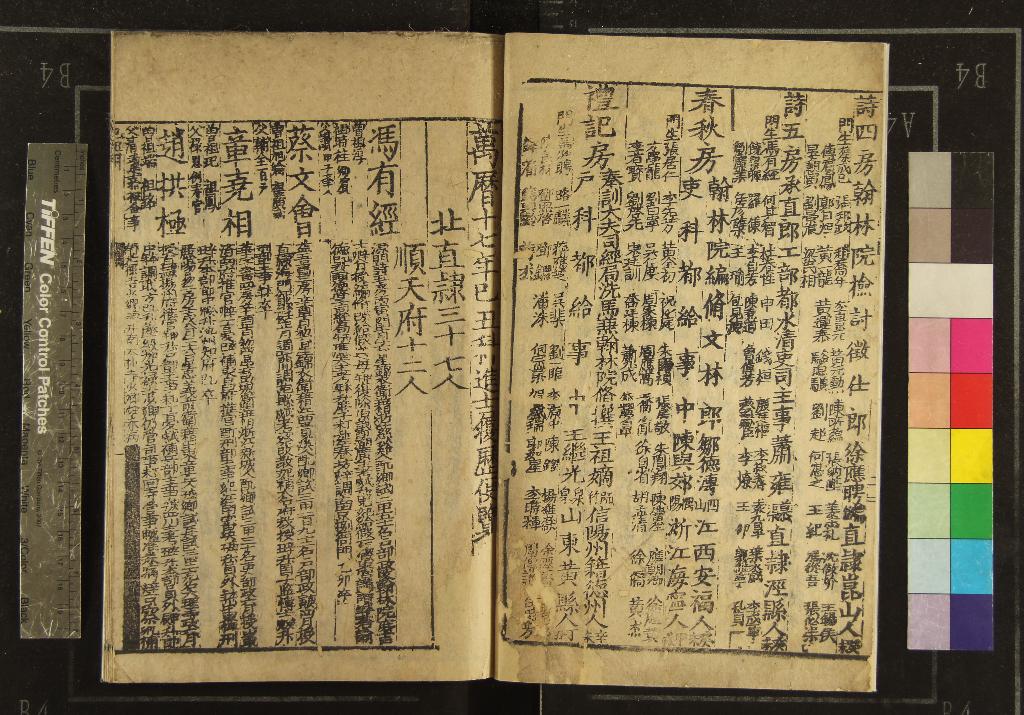 《萬曆十七年巳丑科進士履歷便覽一卷》作者：(明萬曆)  刻本  PDF下载-汉笺公版书