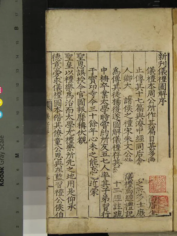 《儀禮圖十七卷儀禮旁通圖一卷》作者：(明嘉靖)宋楊復撰  刻本  PDF下载-汉笺公版书