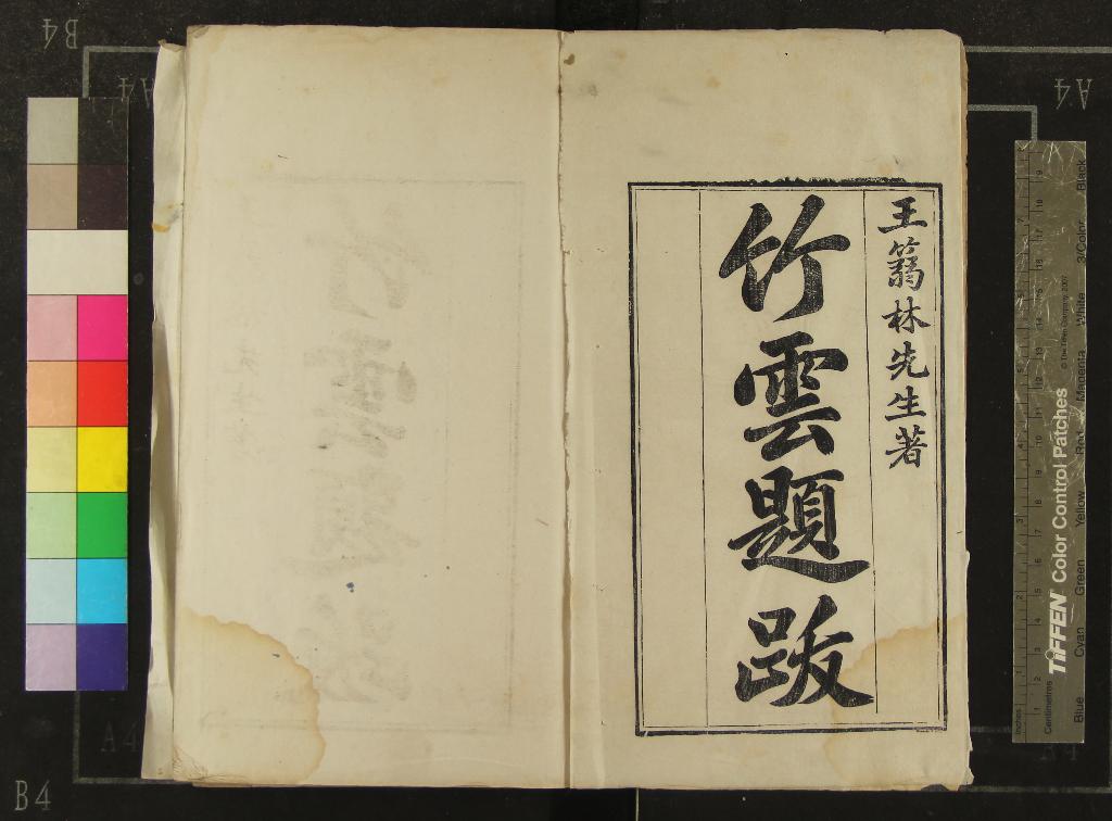 《竹雲題跋四卷》作者：(清乾隆)清王澍著  刻本  PDF下载-汉笺公版书