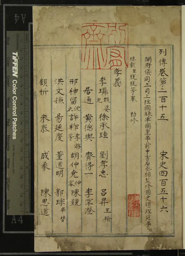 《宋史四百九十六卷目錄三卷》作者：(明)元脫脫等修  抄本  PDF下载-汉笺公版书