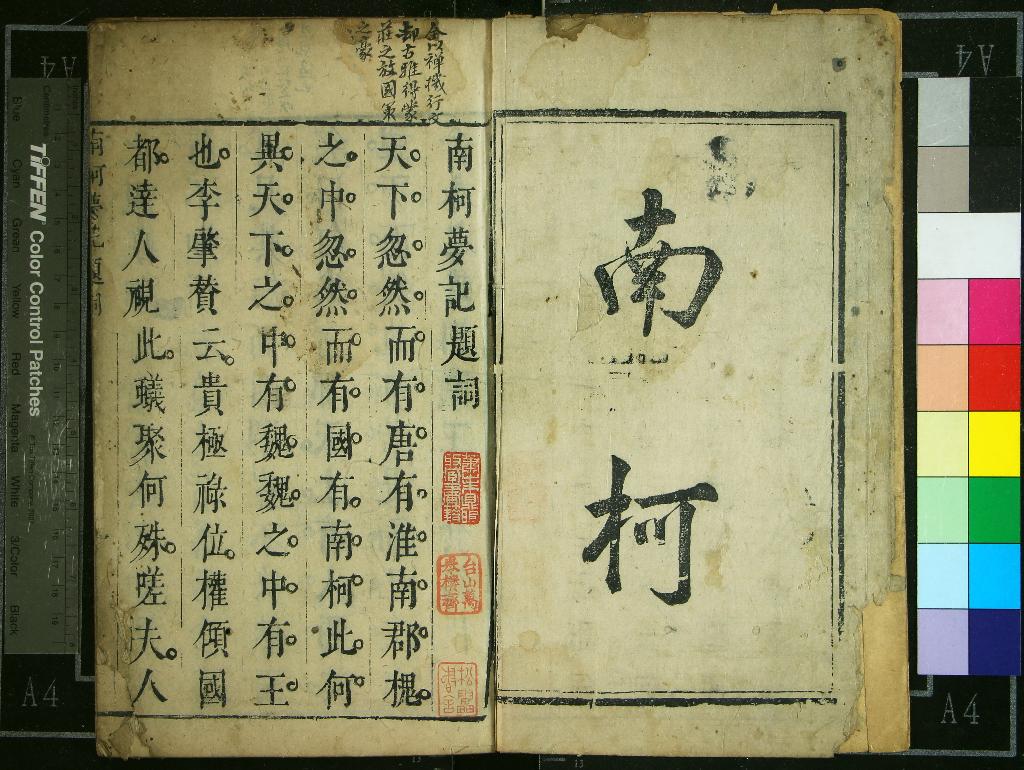 《湯義仍先生南柯夢記二卷》作者：(明)明湯顯祖撰  刻本  PDF下载-汉笺公版书