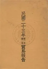 《貿易報告 v.1》 作者:[實業部國際貿易局編] 1934年  PDF下载-汉笺公版书