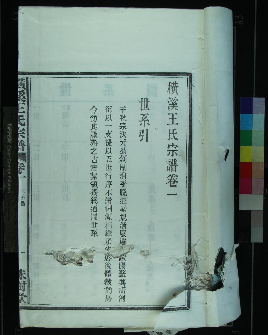 《[浙江鄞縣]橫溪王氏宗譜二卷首一卷》作者：(清光緒)清王嘉瑜等纂修  活字本  PDF下载-汉笺公版书