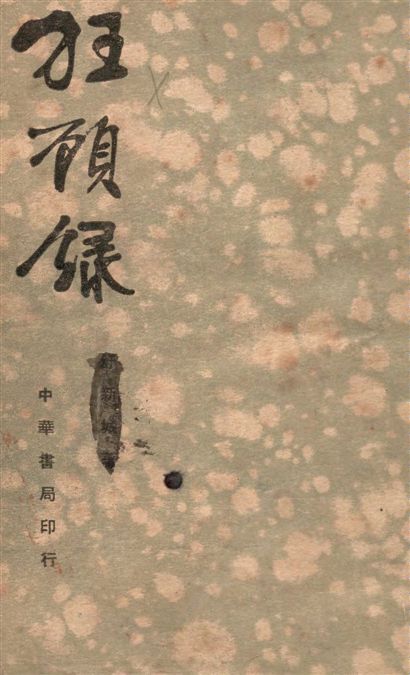 《狂顧錄》 作者:舒新城著 1936年  PDF下载-汉笺公版书