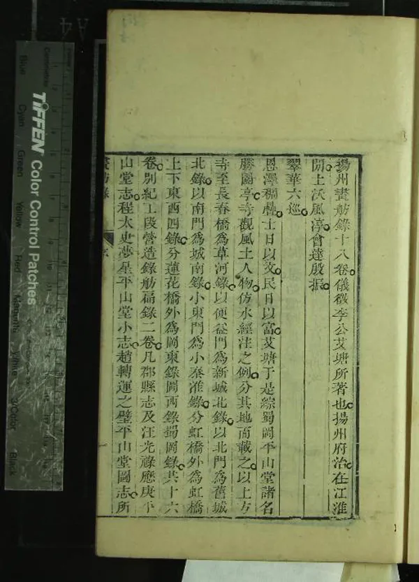 《揚州畫舫錄十八卷》作者：(清乾隆)清李斗著  刻本  PDF下载-汉笺公版书