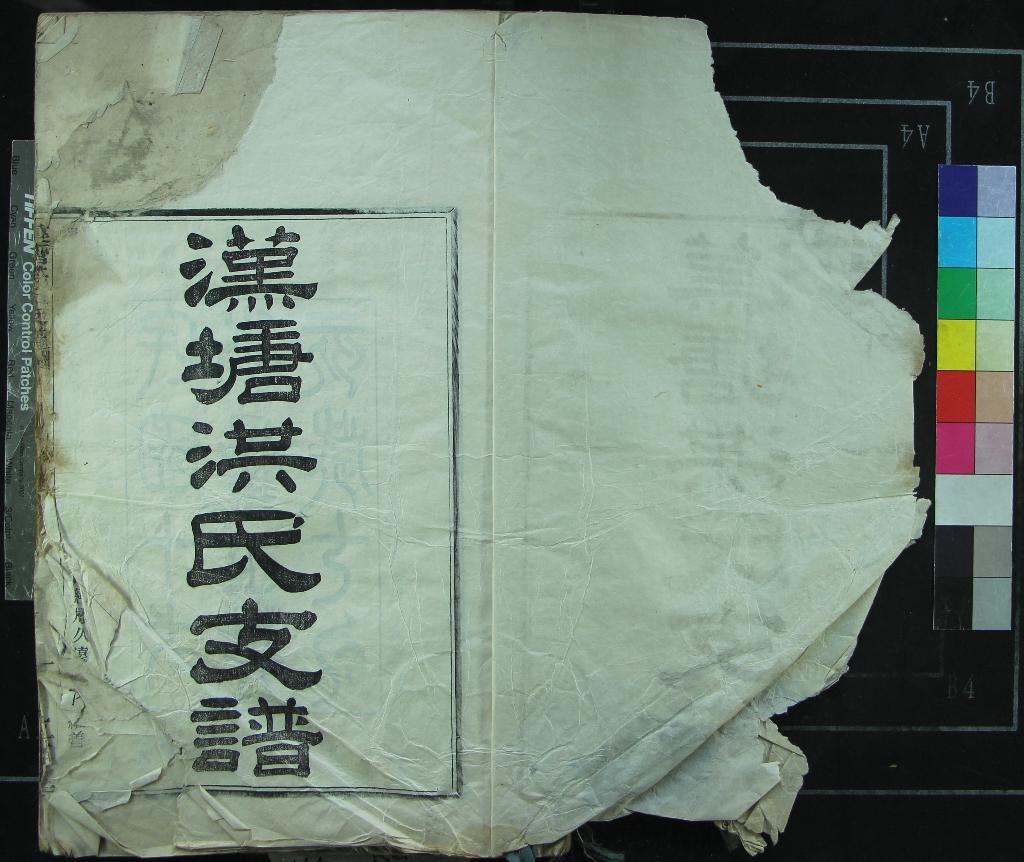 《[浙江寧波]漢塘洪氏支譜不分卷》作者：(民國)民國洪曰湄纂修  活字本  PDF下载-汉笺公版书