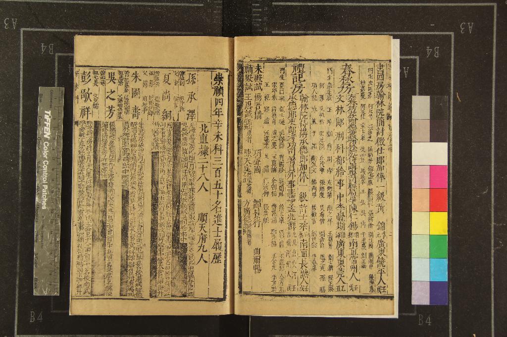 《崇禎四年辛未科三百五十名進士履歷一卷》作者：(明崇禎)  刻本  PDF下载-汉笺公版书