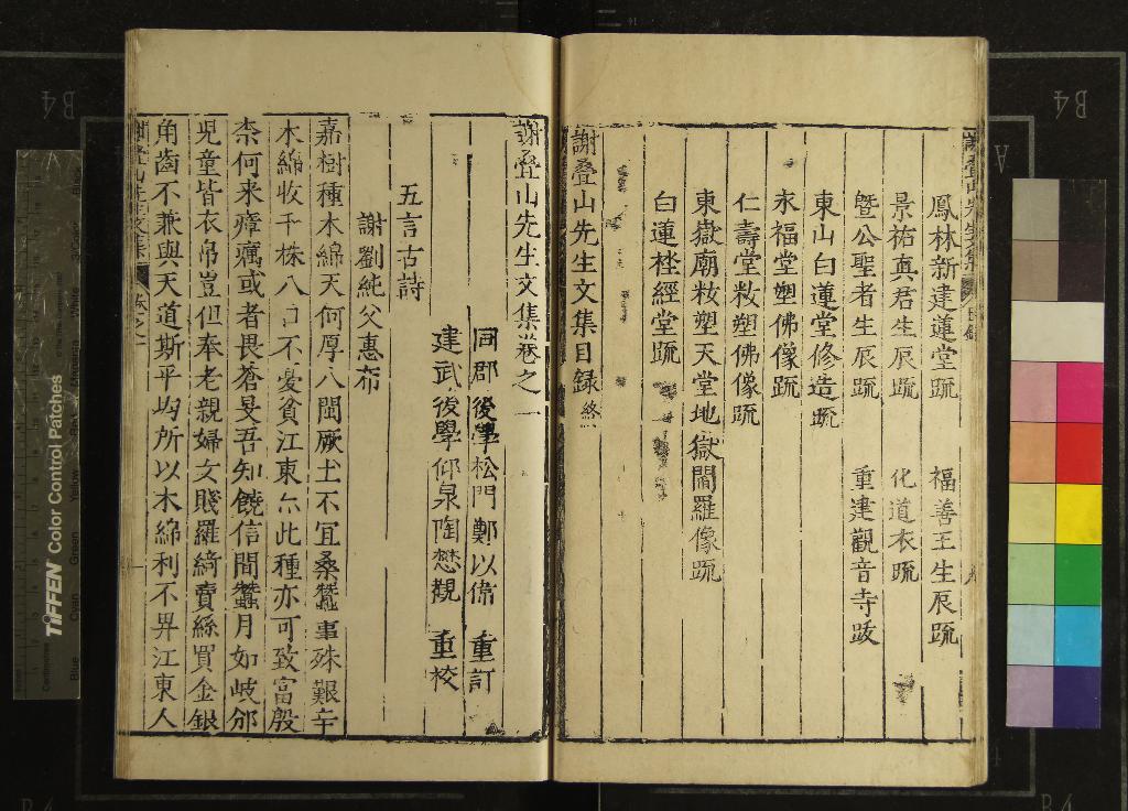 《謝叠山先生文集六卷》作者：(明萬曆)宋謝枋得撰  刻本  PDF下载-汉笺公版书