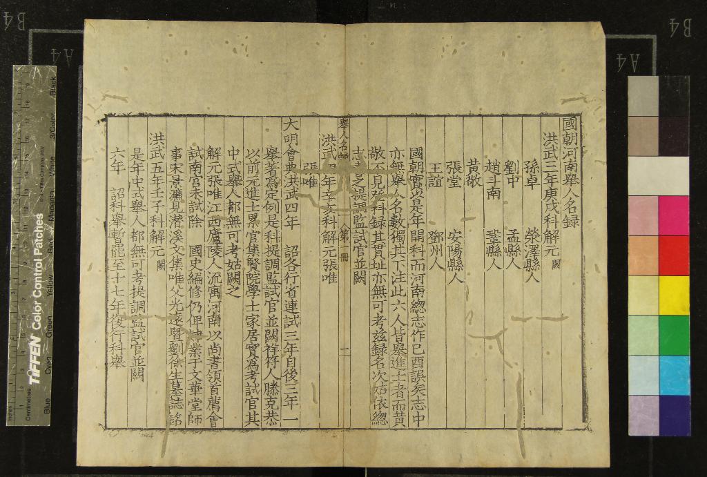 《國朝河南舉人名錄不分卷》作者：(明嘉靖)明李濂輯  刻本  PDF下载-汉笺公版书