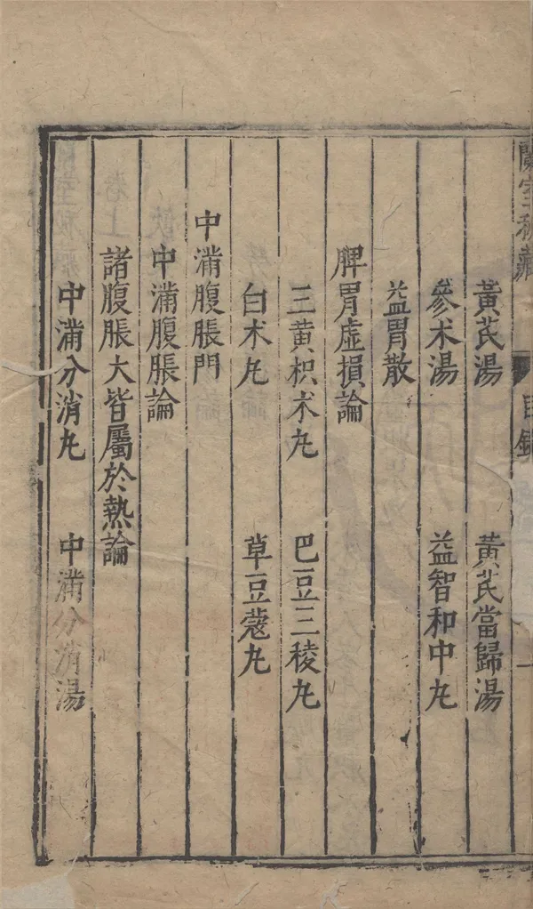 《蘭室秘藏三卷》作者：(明萬曆)金李杲撰、明吳勉學校、明王肯堂編  刻本  PDF下载-汉笺公版书