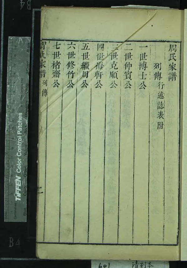 《[浙江紹興]周氏家譜不分卷》作者：(清)清周勳編次  刻本  PDF下载-汉笺公版书