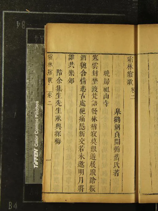 《霜林寤歌五卷》作者：(明)明胡貞開著  刻本  PDF下载-汉笺公版书