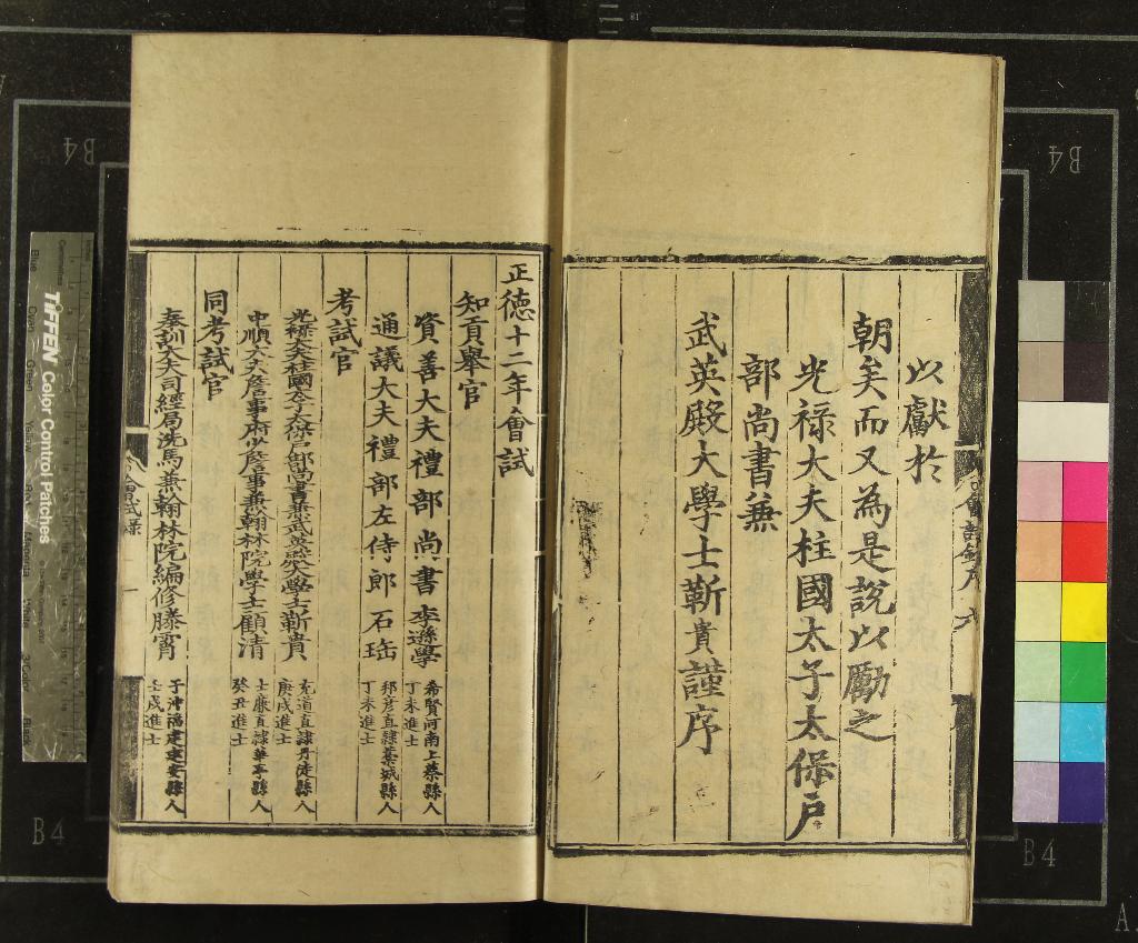 《正德十二年會試錄一卷》作者：(明正德)  刻本  PDF下载-汉笺公版书