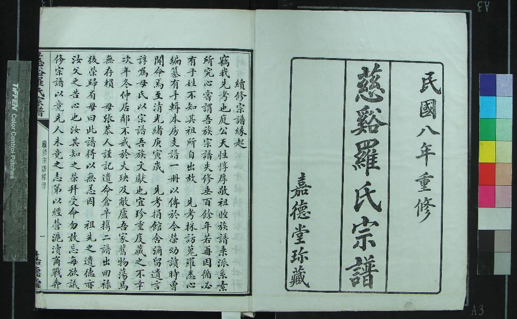 《[浙江慈溪]慈溪羅氏宗譜三十六卷首一卷》作者：(民國)民國羅國榮、羅賢贊纂修  木活字印本  PDF下载-汉笺公版书