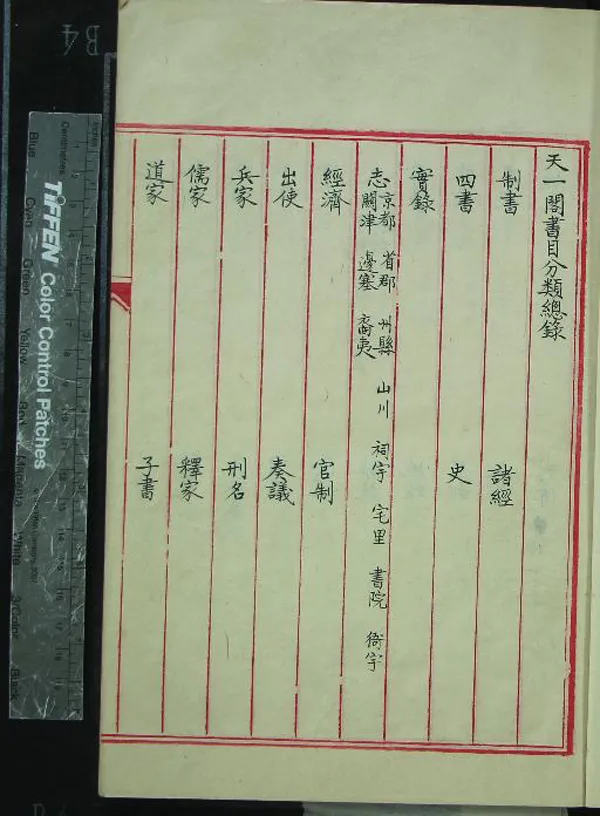 《天一閣書目不分卷》作者：()明范欽藏並撰  抄本  PDF下载-汉笺公版书