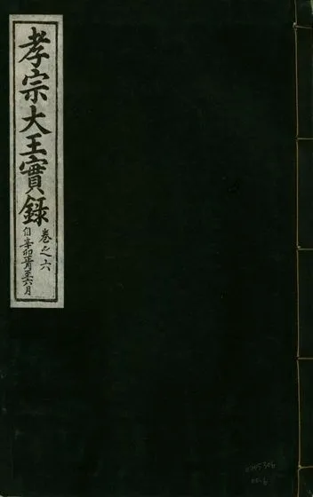 《孝宗大王實錄 二十一卷 v.19 no.6》 作者:著者不詳 1931年  PDF下载-汉笺公版书