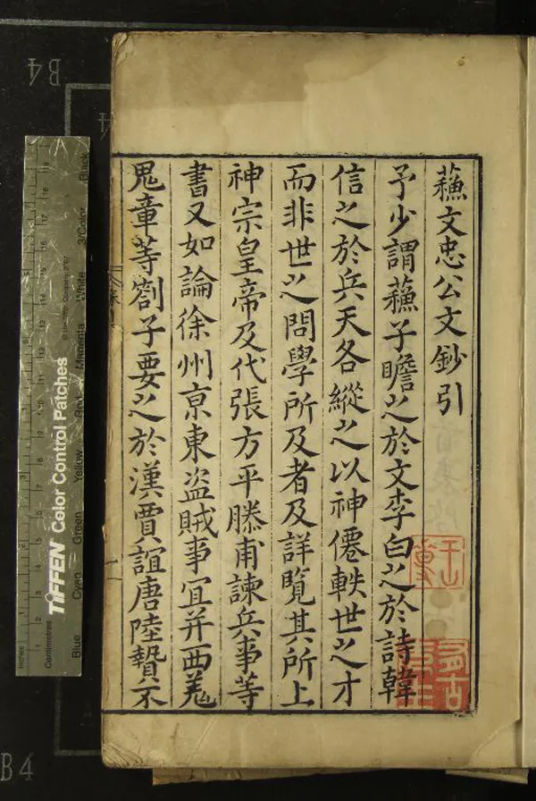 《宋大家蘇文忠公文抄二十八卷》作者：(明萬曆)宋蘇軾撰、明茅坤批評  刻本  PDF下载-汉笺公版书