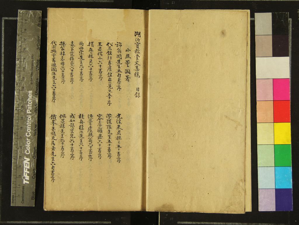 《湖泊寶稼堂文集稿一卷董氏譜次行次一卷》作者：(清)清董瀾著  抄本  PDF下载-汉笺公版书