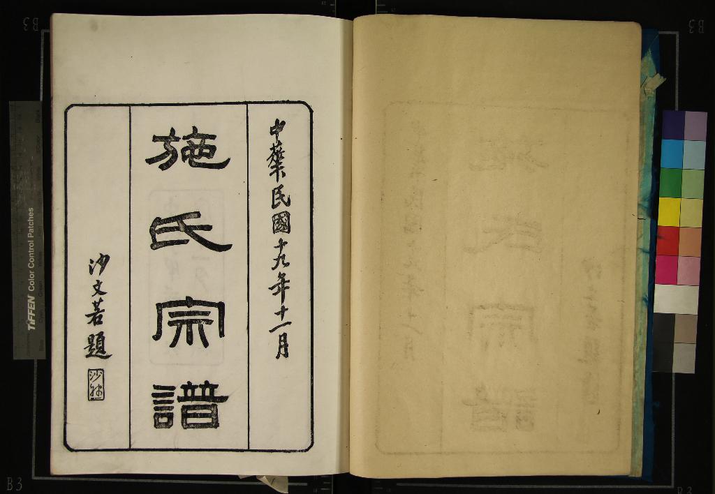 《[浙江寧波]鄮東施氏宗譜八卷首一卷》作者：(民國)民國袁乃彬纂修  活字本  PDF下载-汉笺公版书