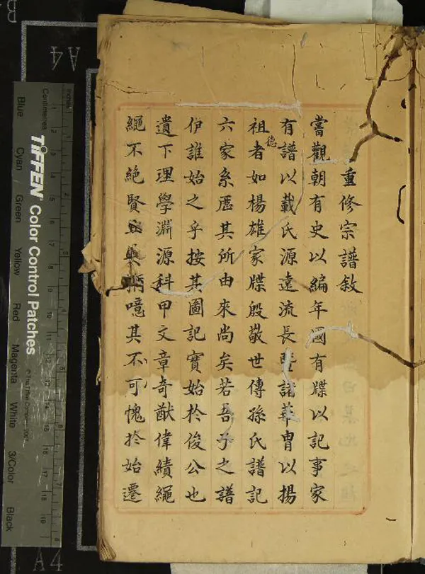 《[浙江台州]吾氏宗譜不分卷》作者：(民國)  抄本  PDF下载-汉笺公版书