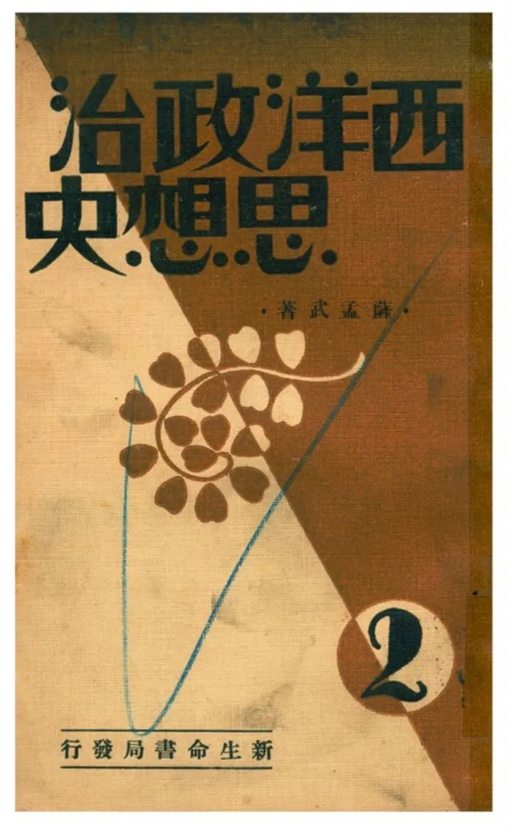 《西洋政治思想史》 作者:薩孟武著 1933年  PDF下载-汉笺公版书