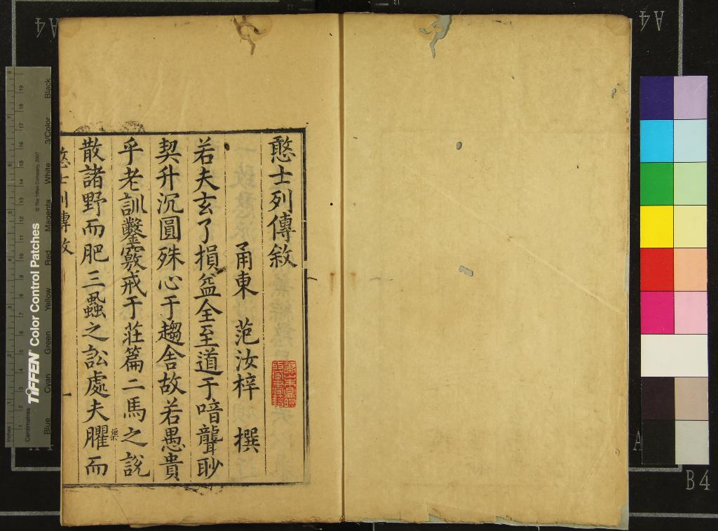 《憨士列傳不分卷》作者：(明萬曆)明屠本畯篹輯  刻本  PDF下载-汉笺公版书