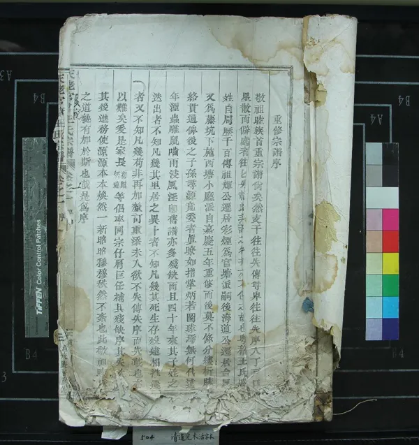 《[浙江新昌]天姥官塘王氏宗譜四卷》作者：(清道光)清王初麒修、清王炳翰纂  活字本  PDF下载-汉笺公版书